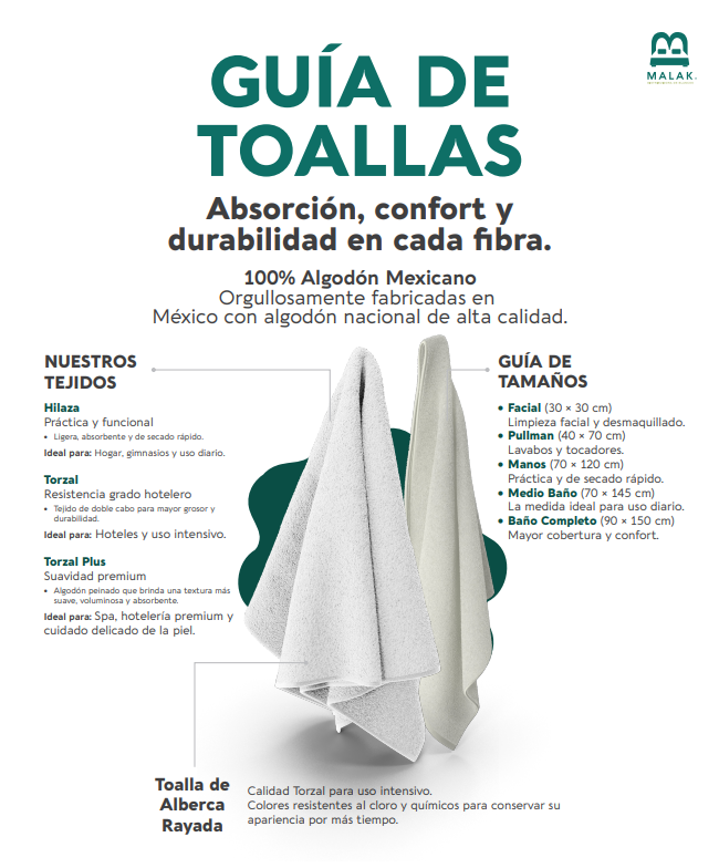 Guía de toallas hoteleras